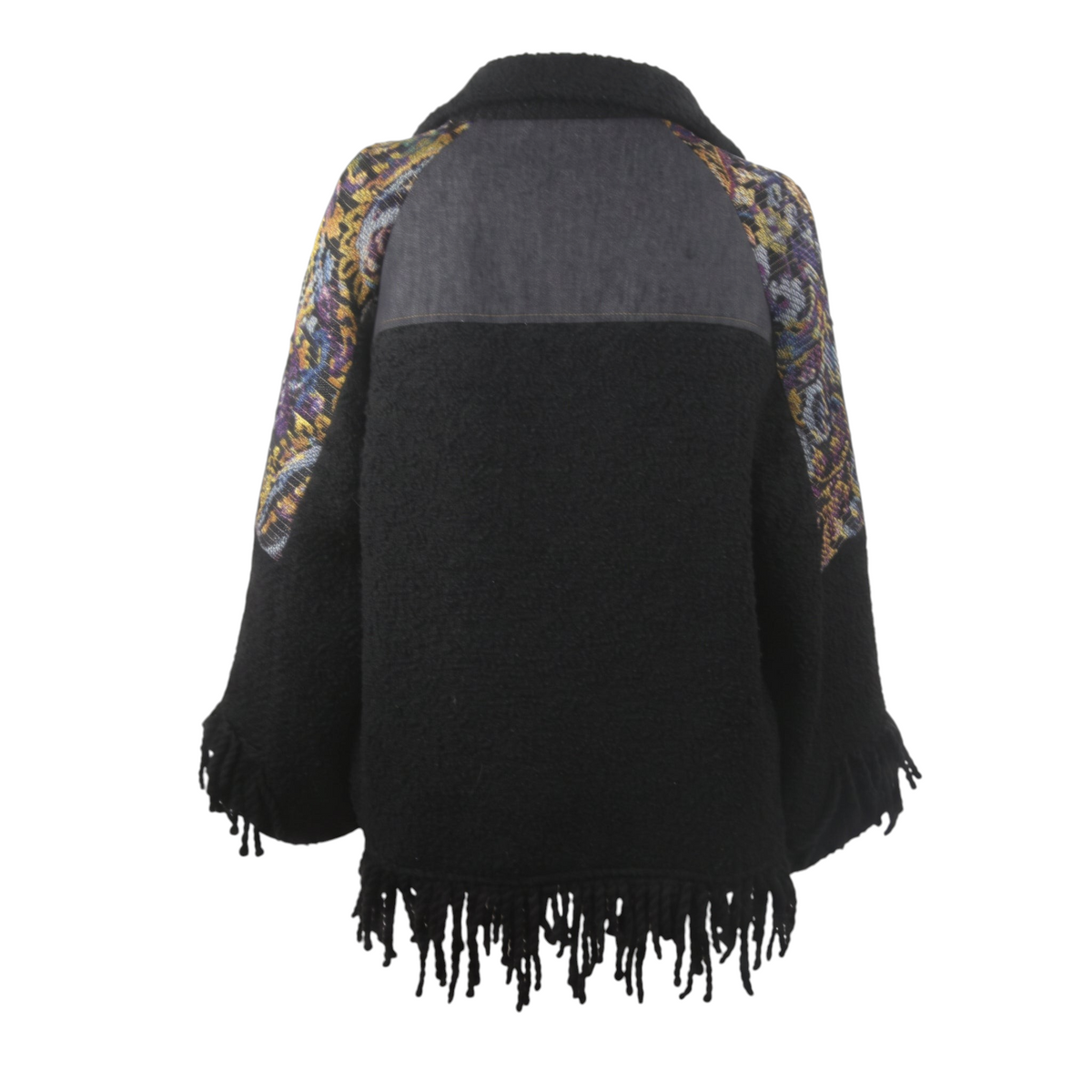 Caban in lana con patch
