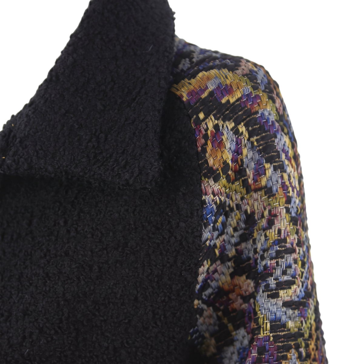 Caban in lana con patch