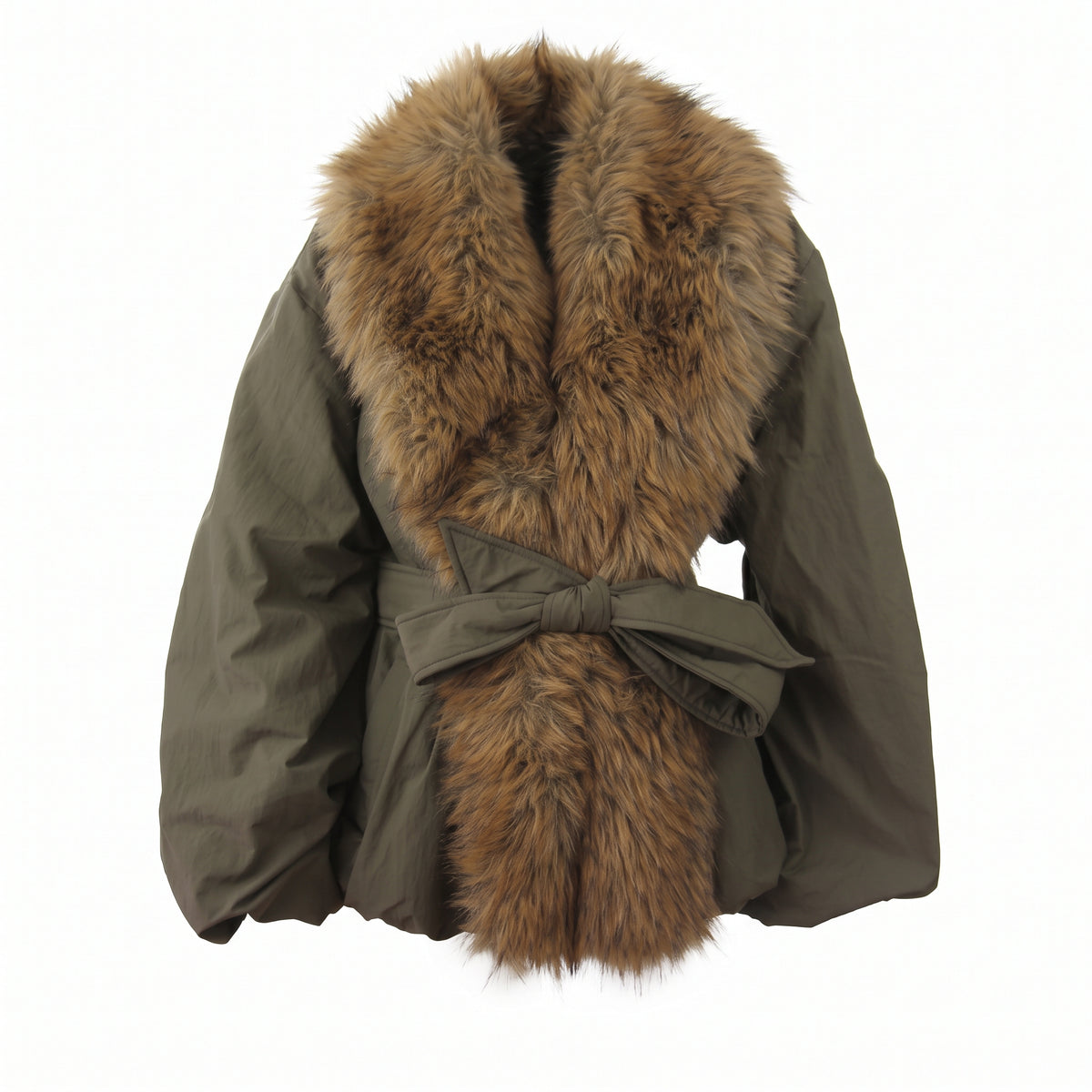 Bomber con ecopelliccia