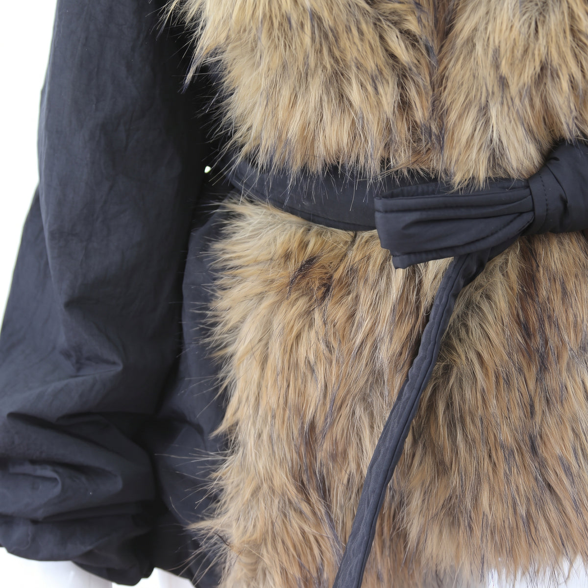 Bomber con ecopelliccia