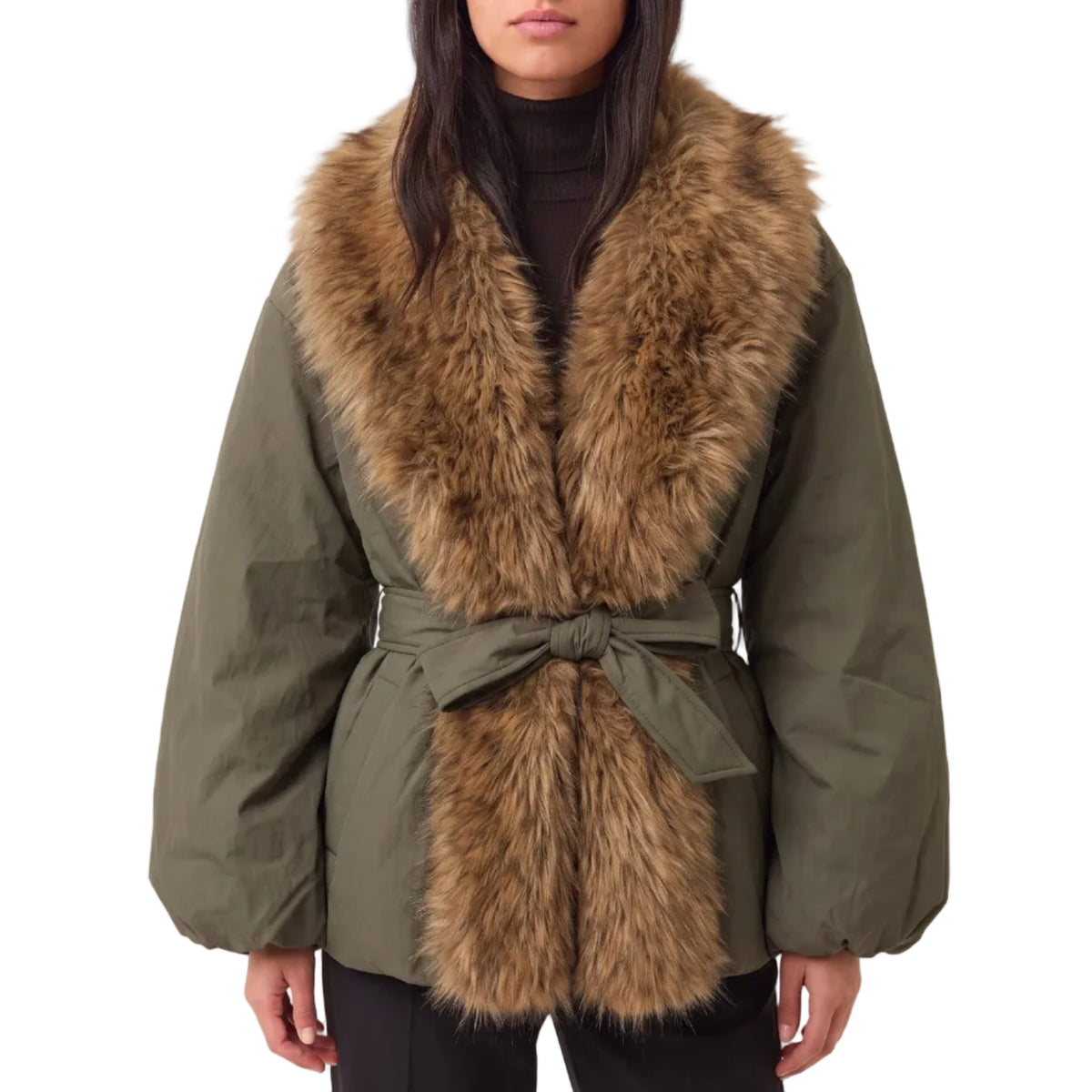 Bomber con ecopelliccia