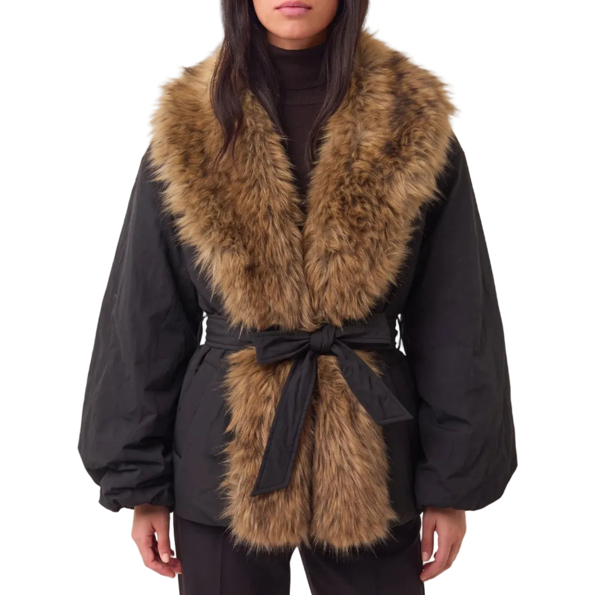 Bomber con ecopelliccia