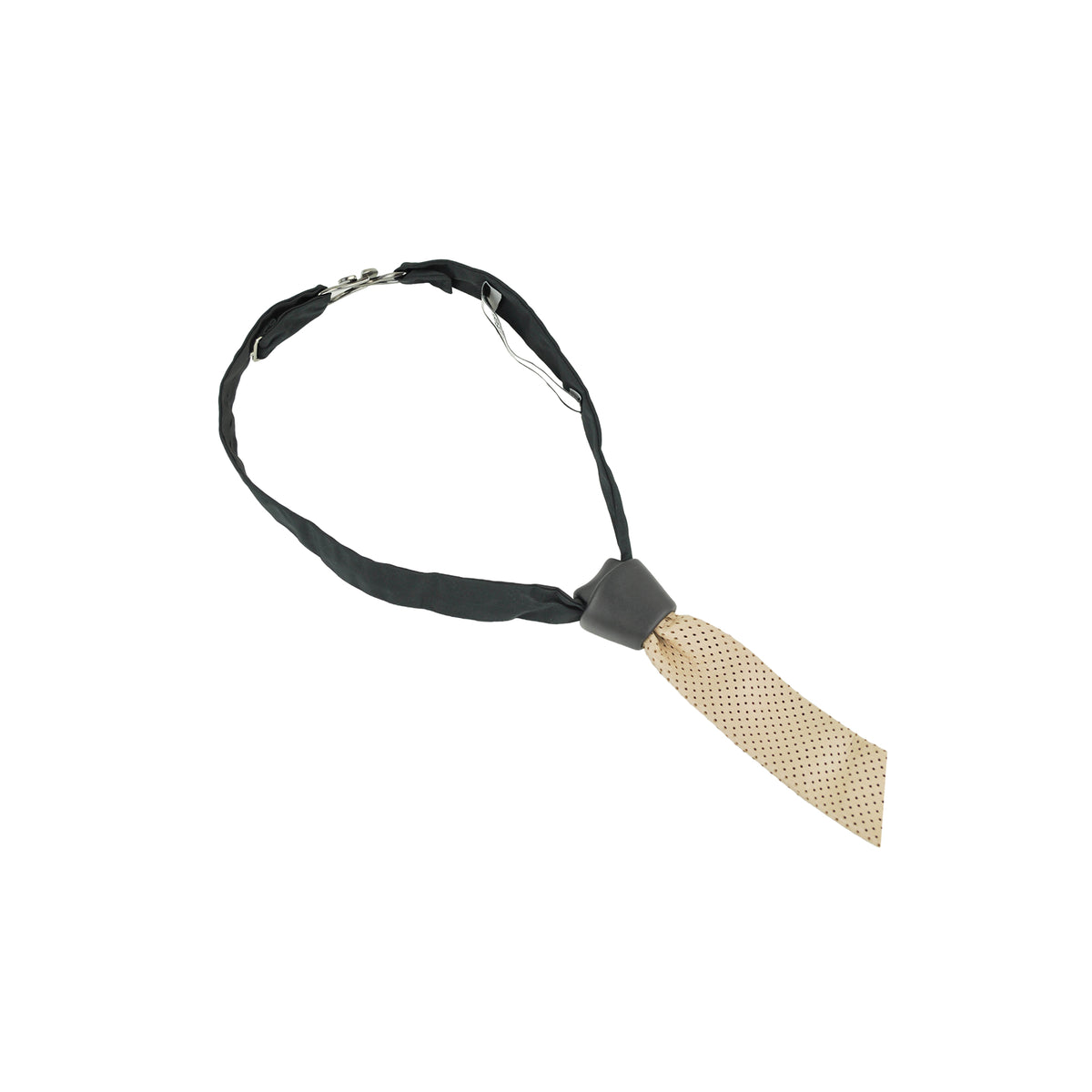 Cravatta in pelle laserata