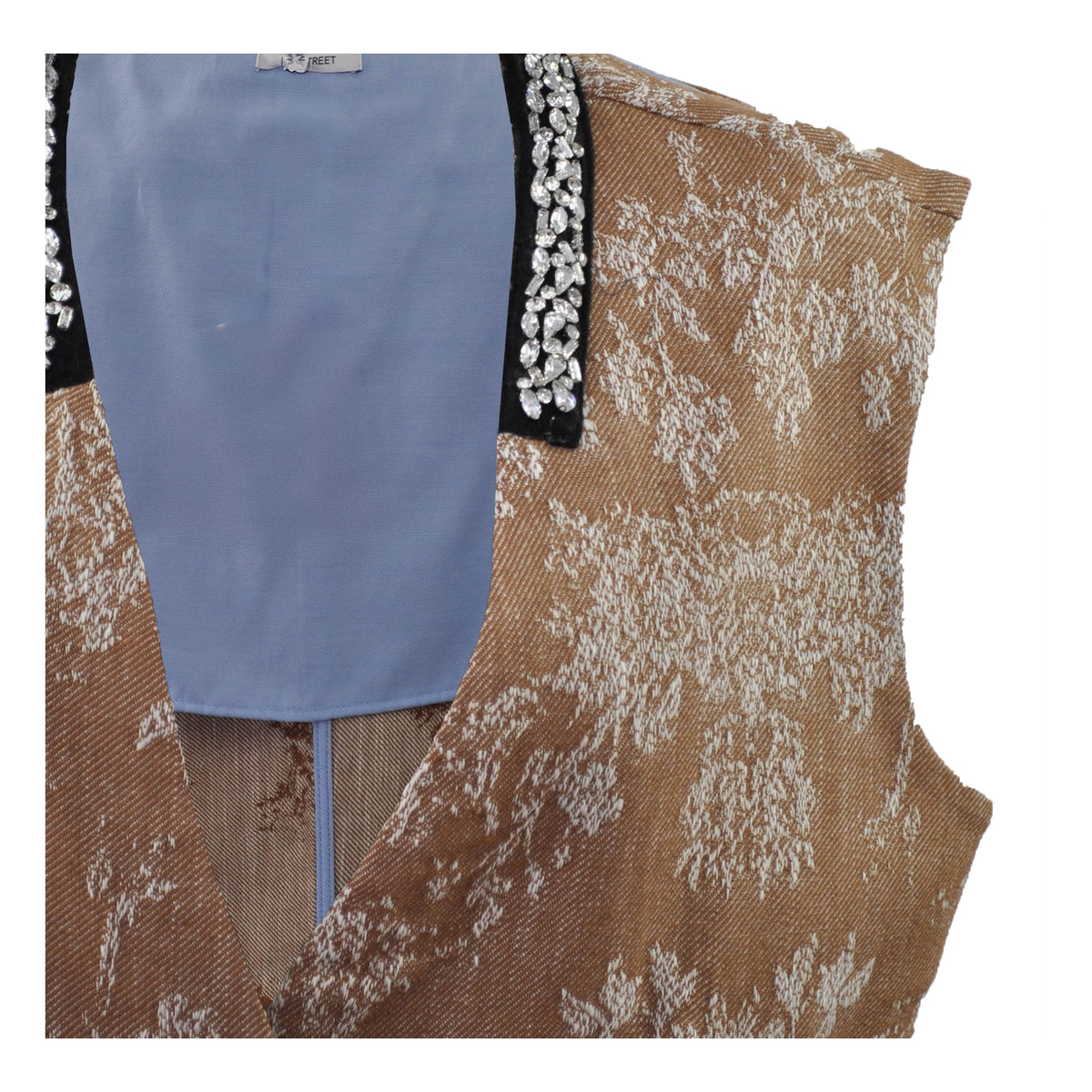 Gilet damascato
