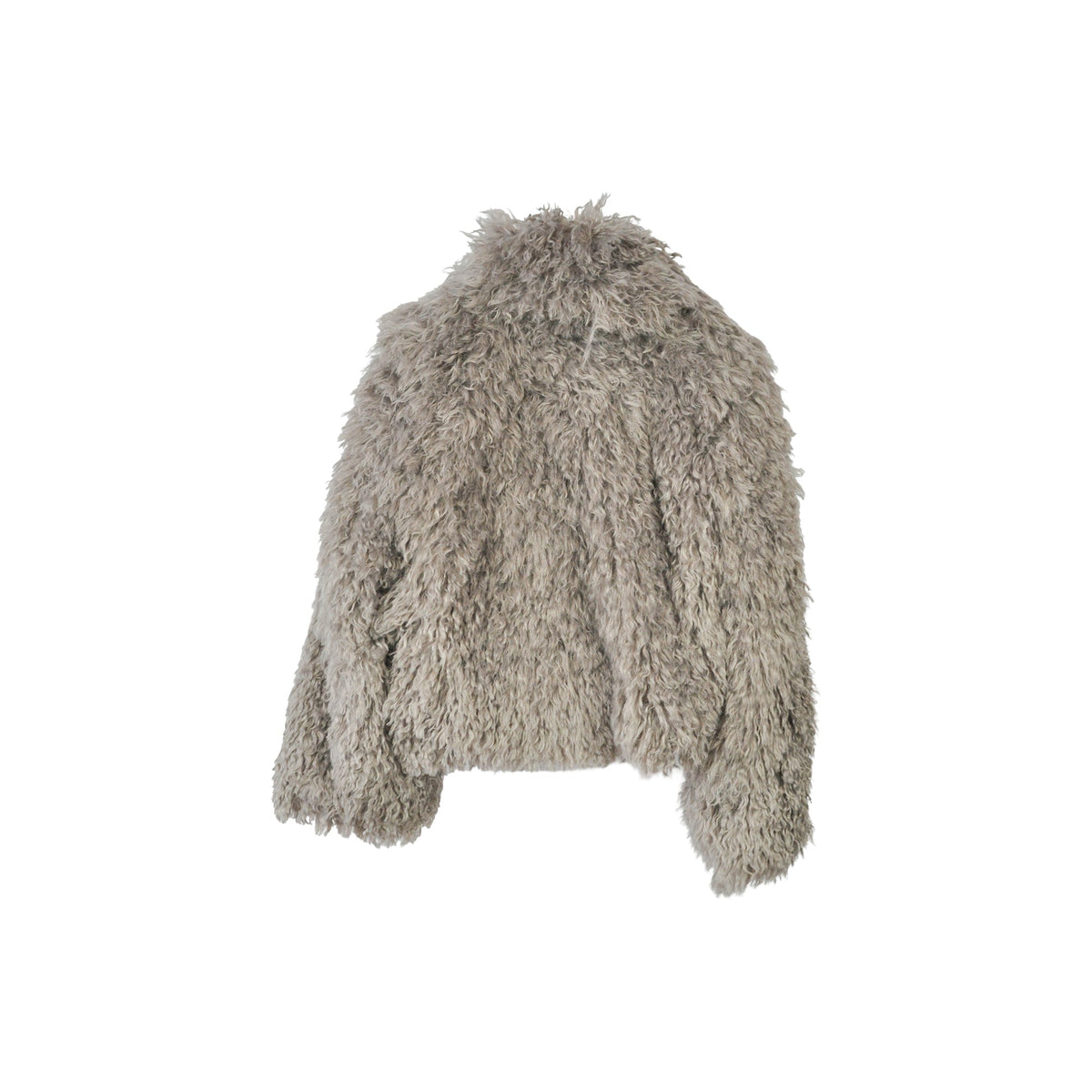 Short faux fur coat