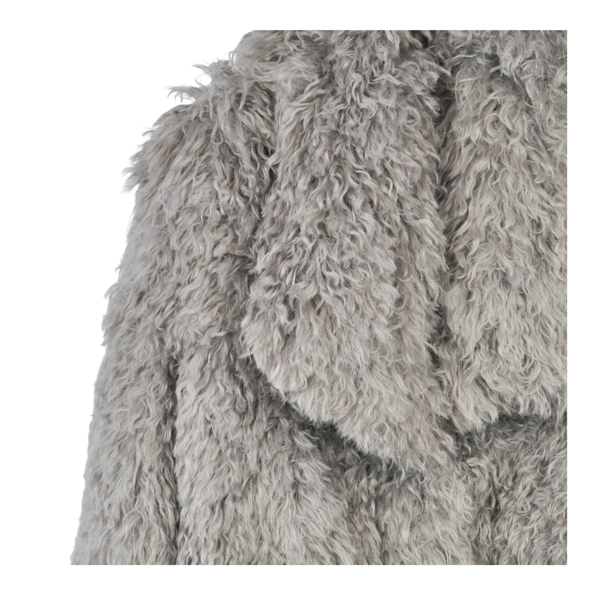 Short faux fur coat