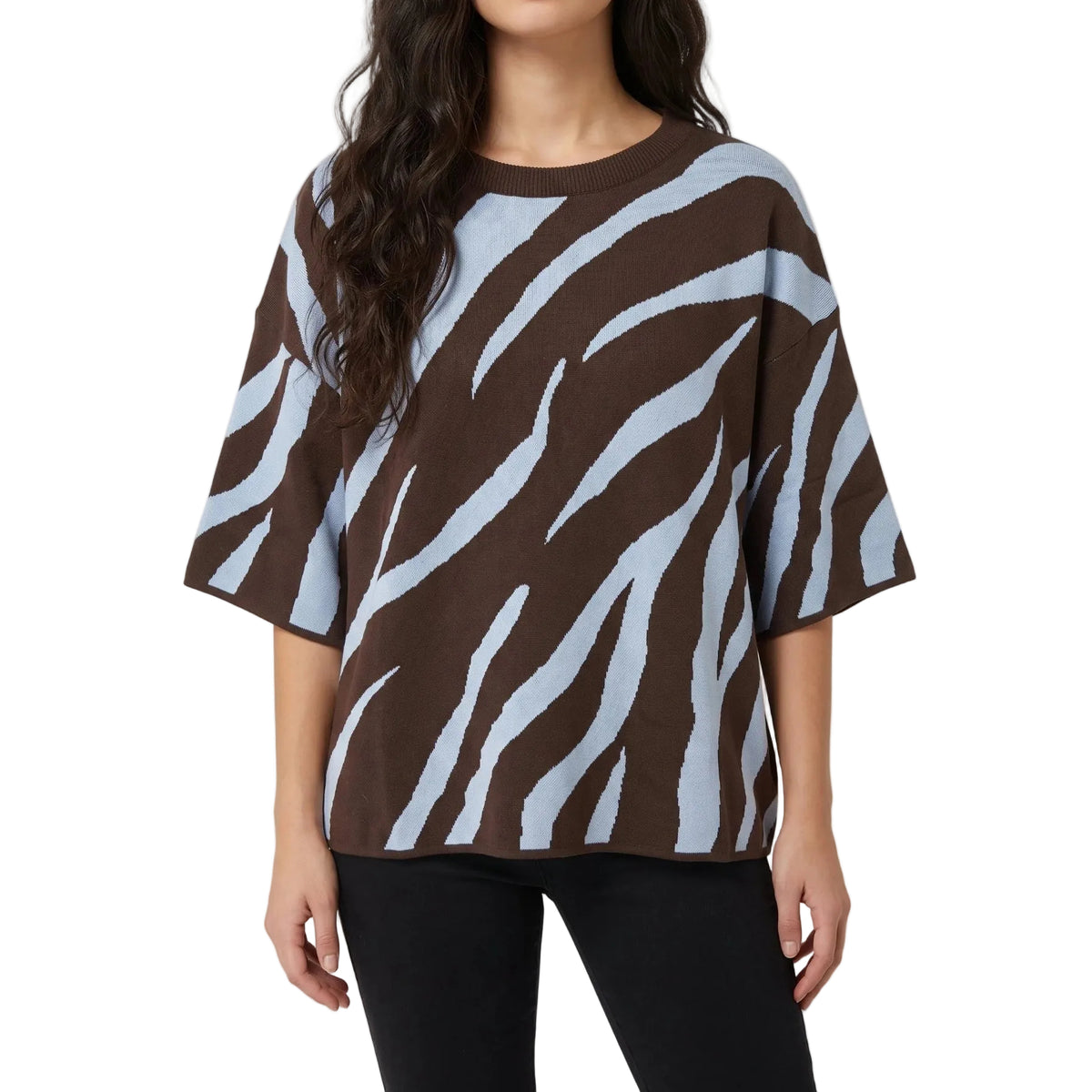 Maglione zebrato