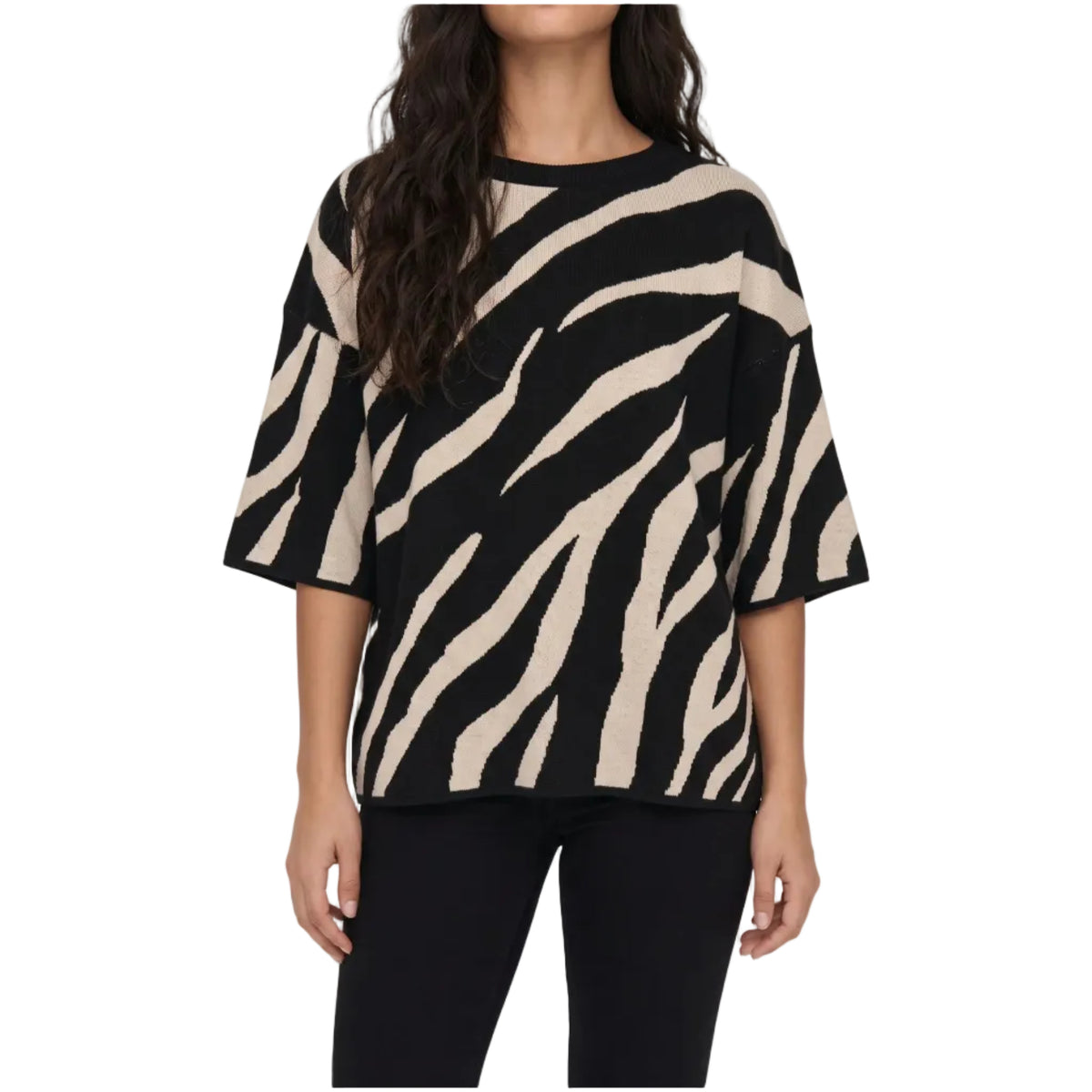 Maglione zebrato