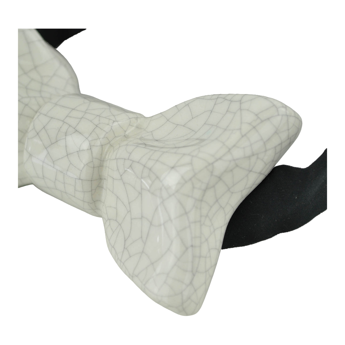 Papillon in ceramica con effetto marmo