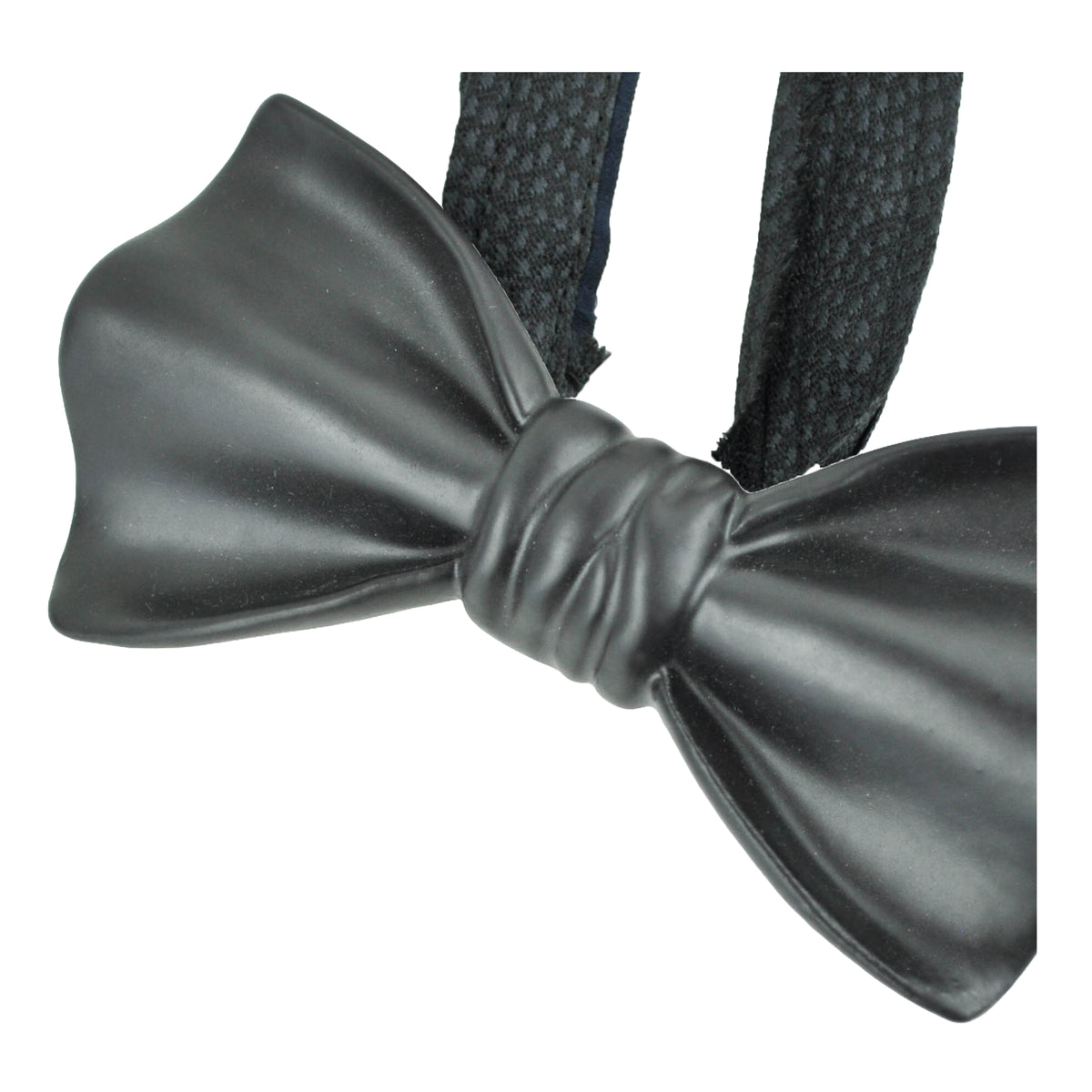 Papillon in ceramica nera grande