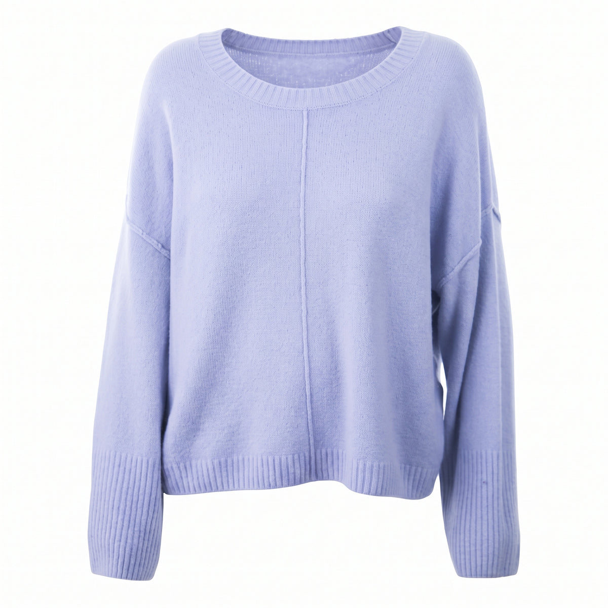Maglia girocollo con collo removibile