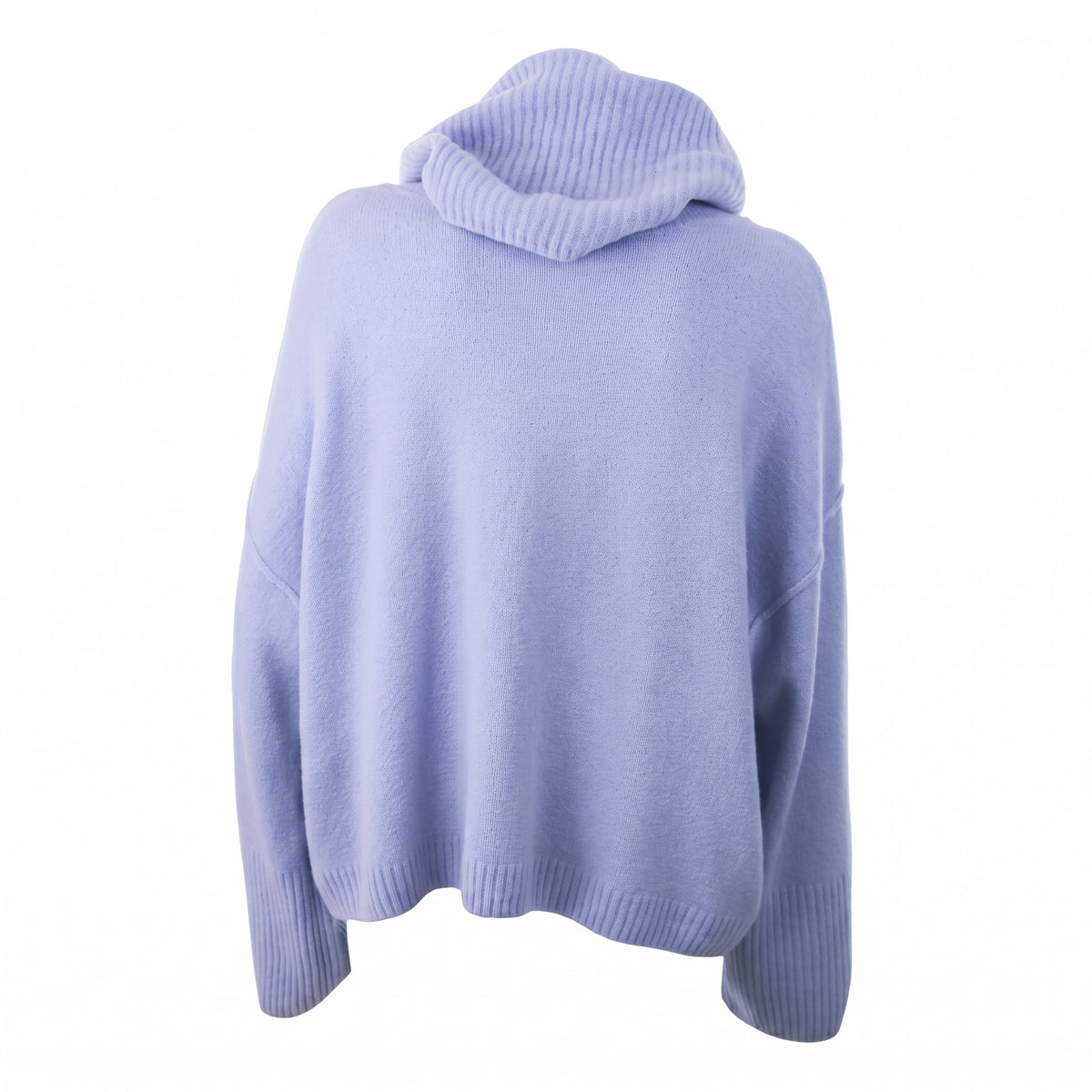 Maglia girocollo con collo removibile