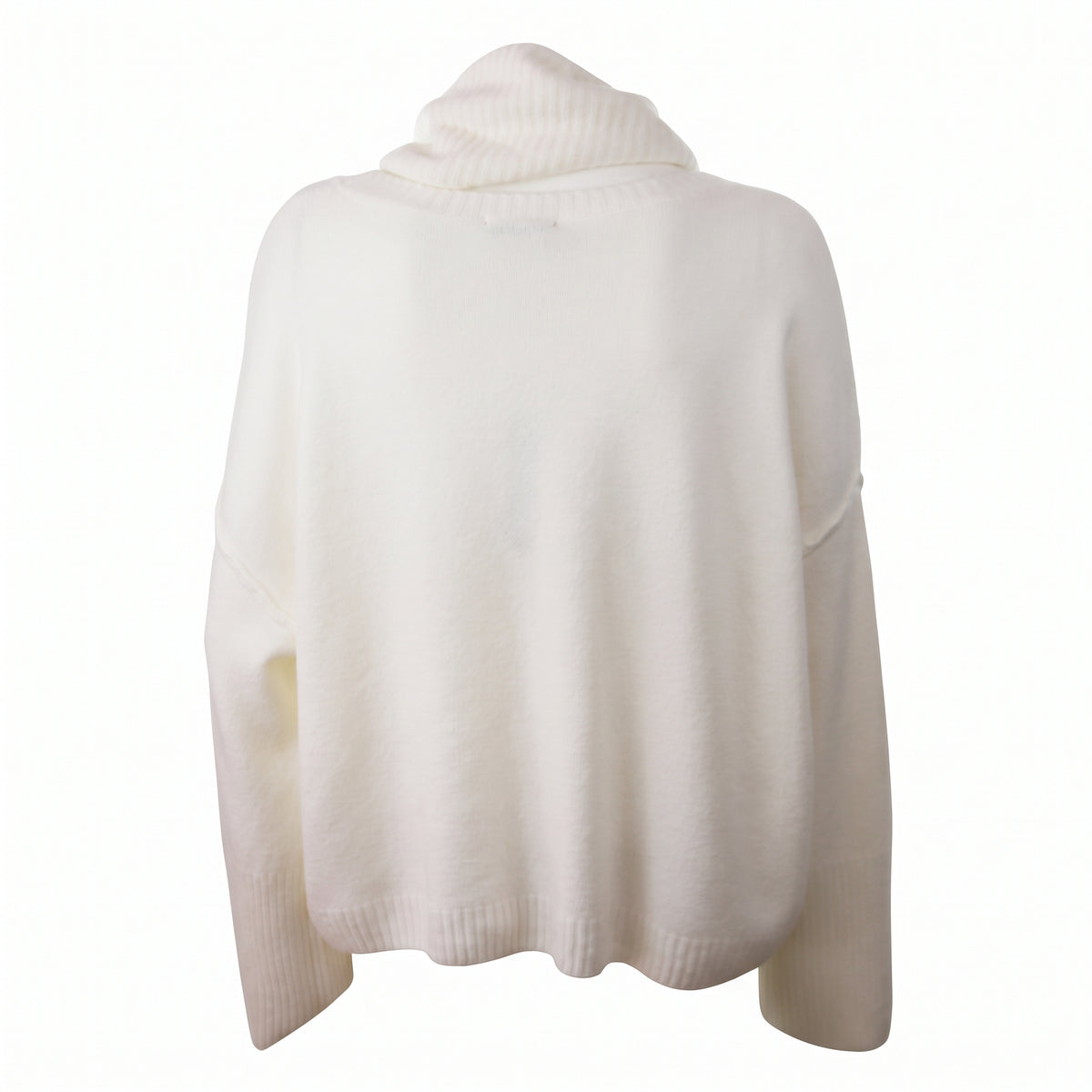 Maglia girocollo con collo removibile