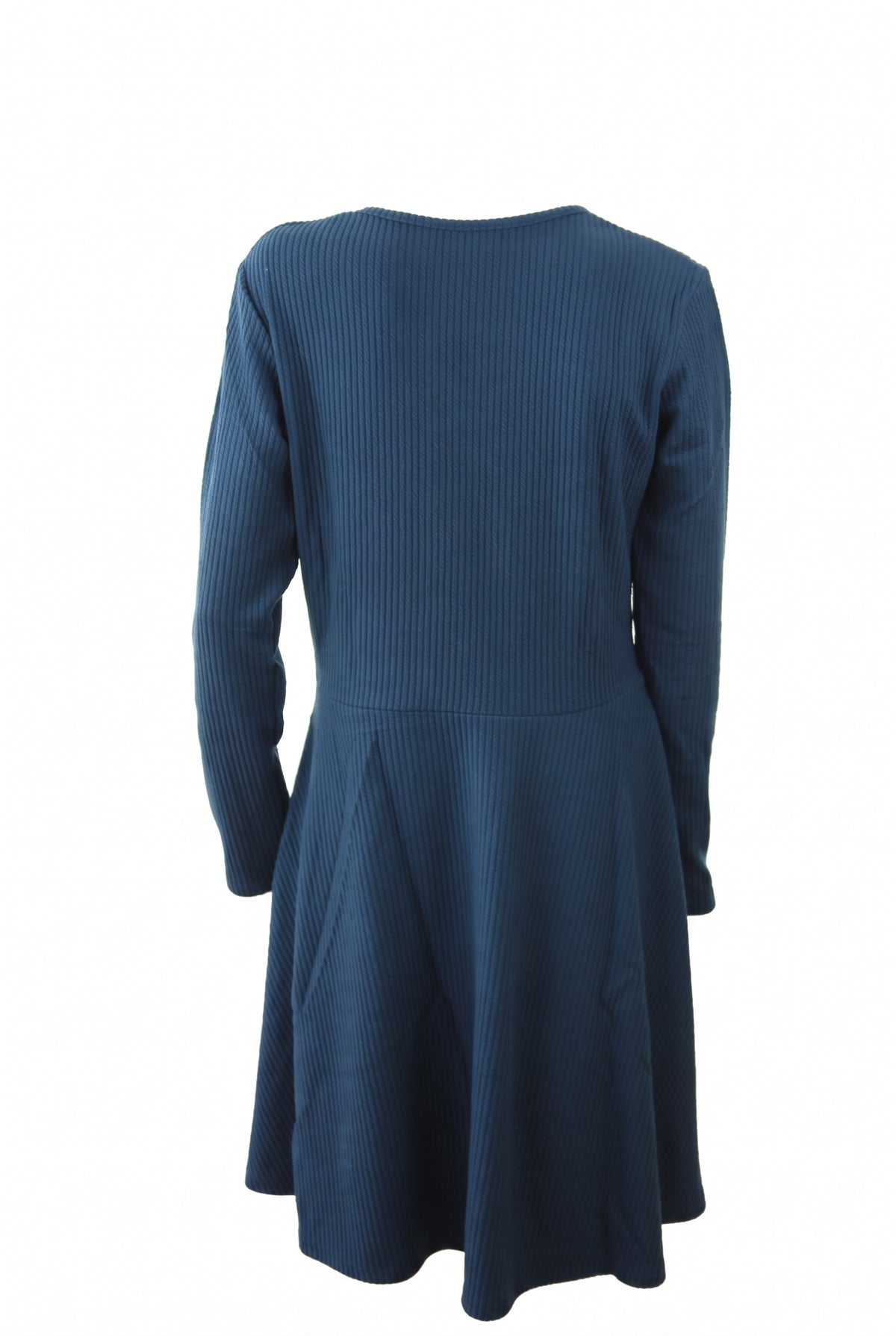 Abito corto in maglia a costine