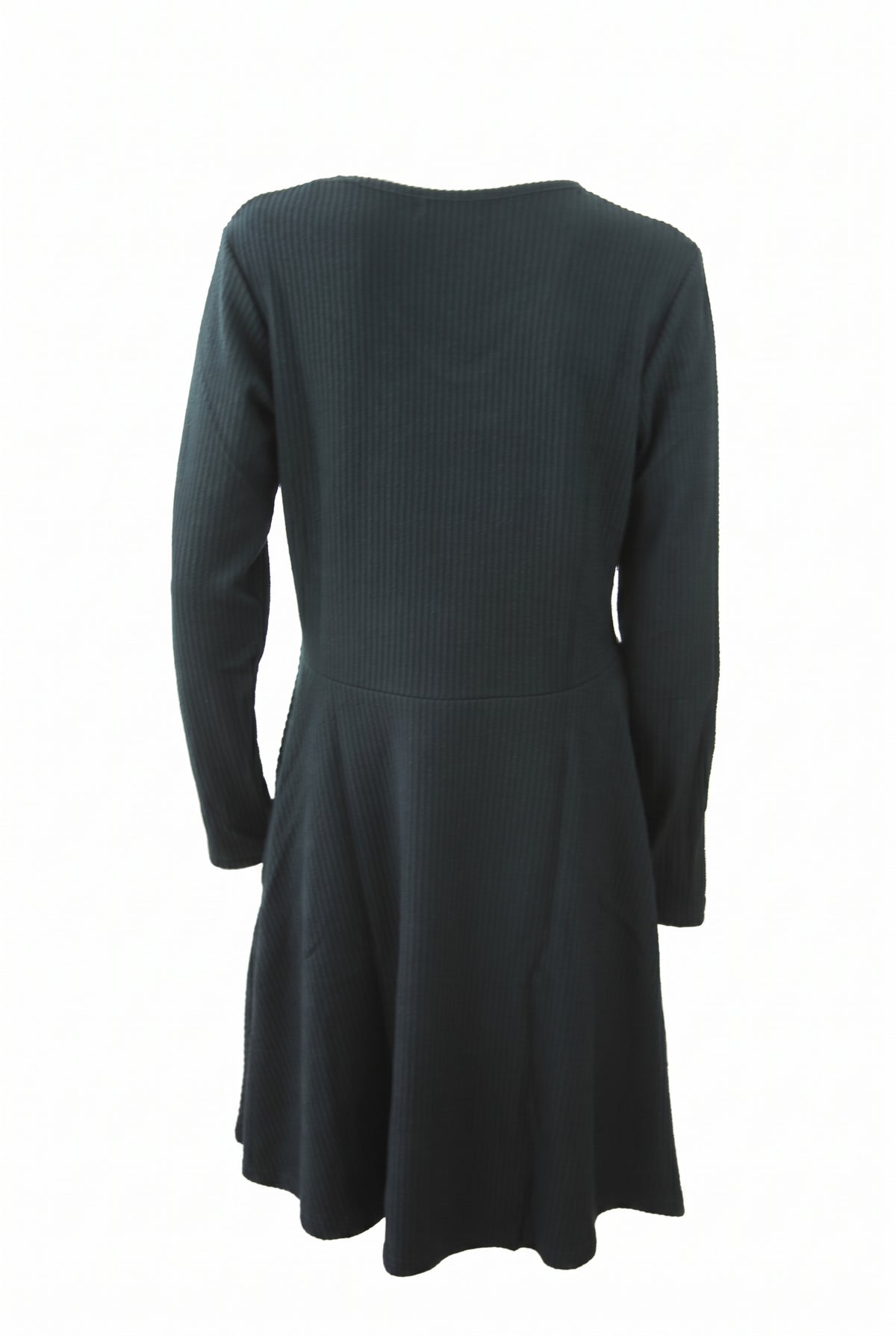 Abito corto in maglia a costine