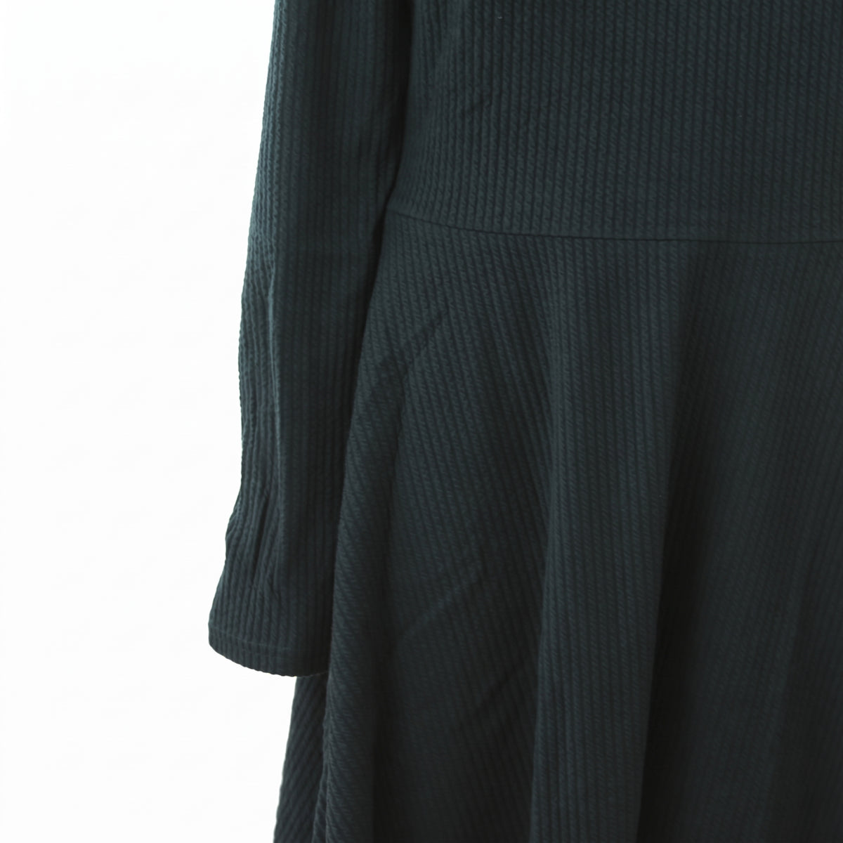 Abito corto in maglia a costine