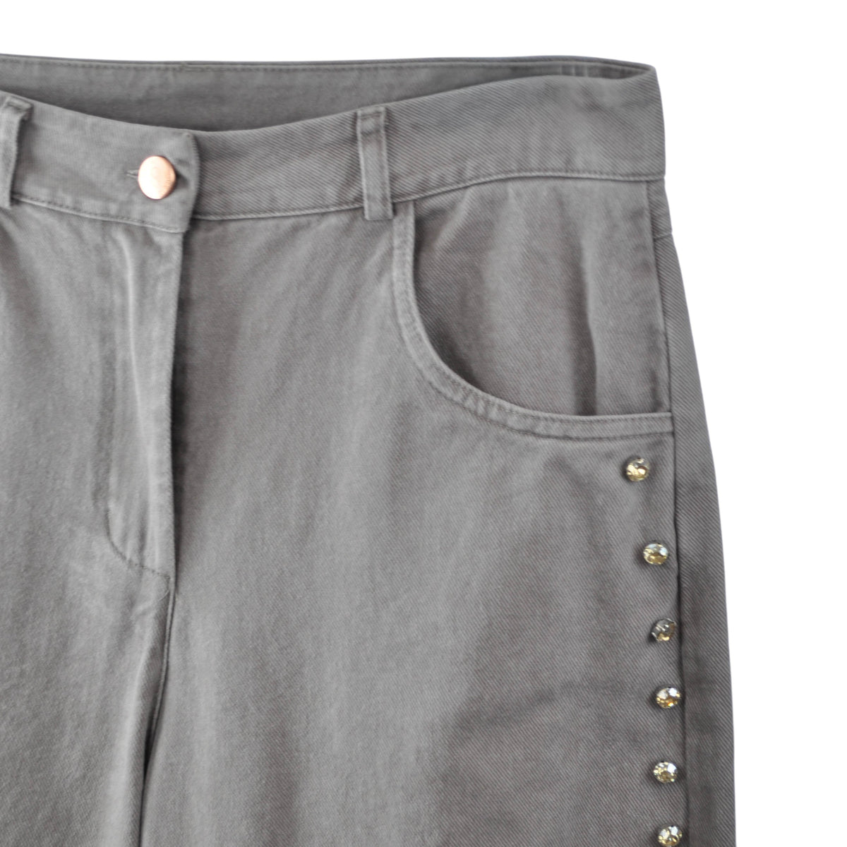 Pantaloni baggy con borchie