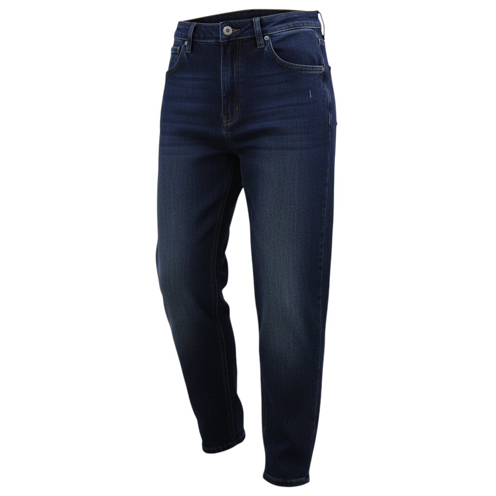 Jeans mom fit vita alta