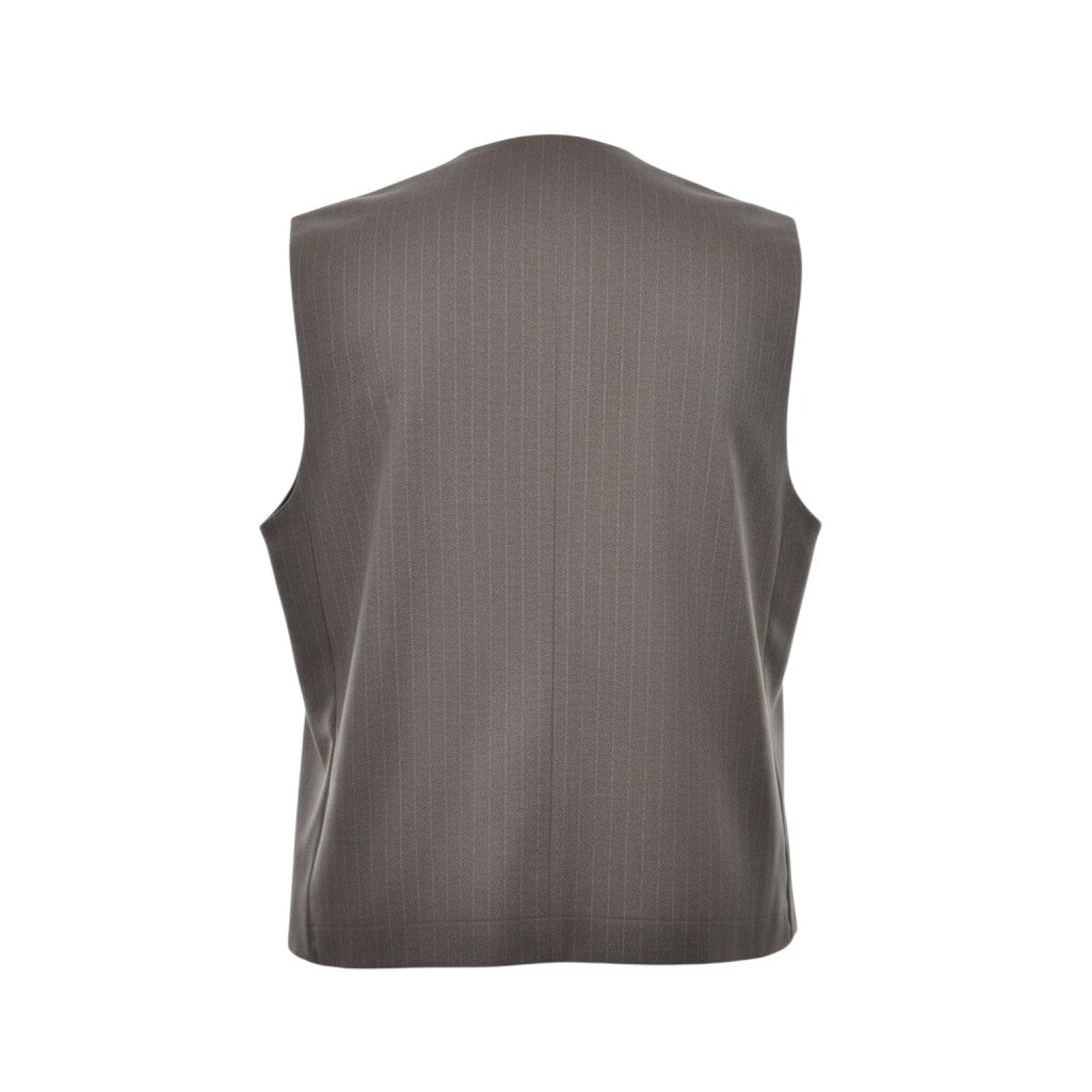 Gilet sartoriale asimmetrico