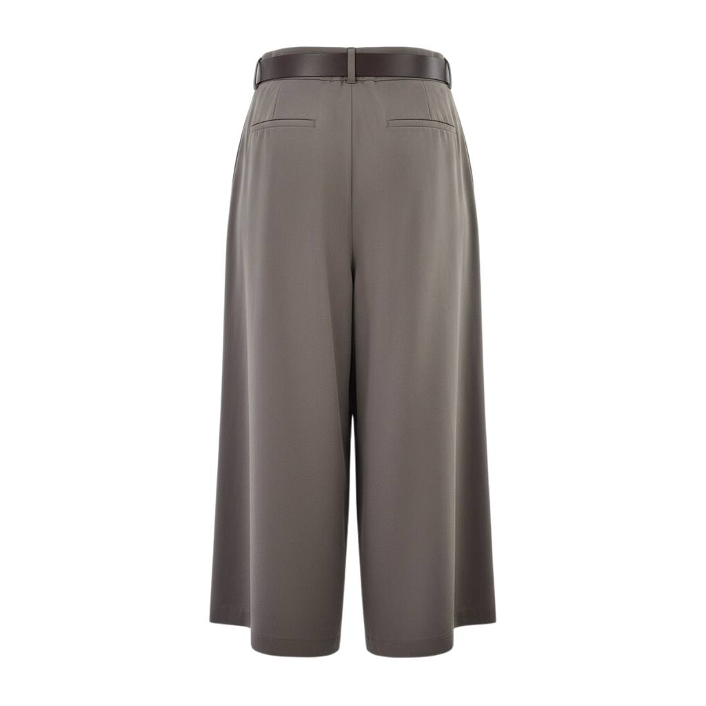 Pantalone midi largo
