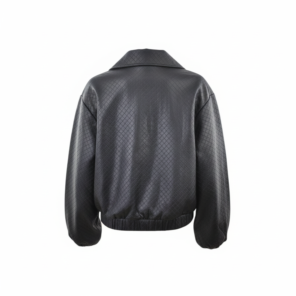 Bomber tecnico intrecciato