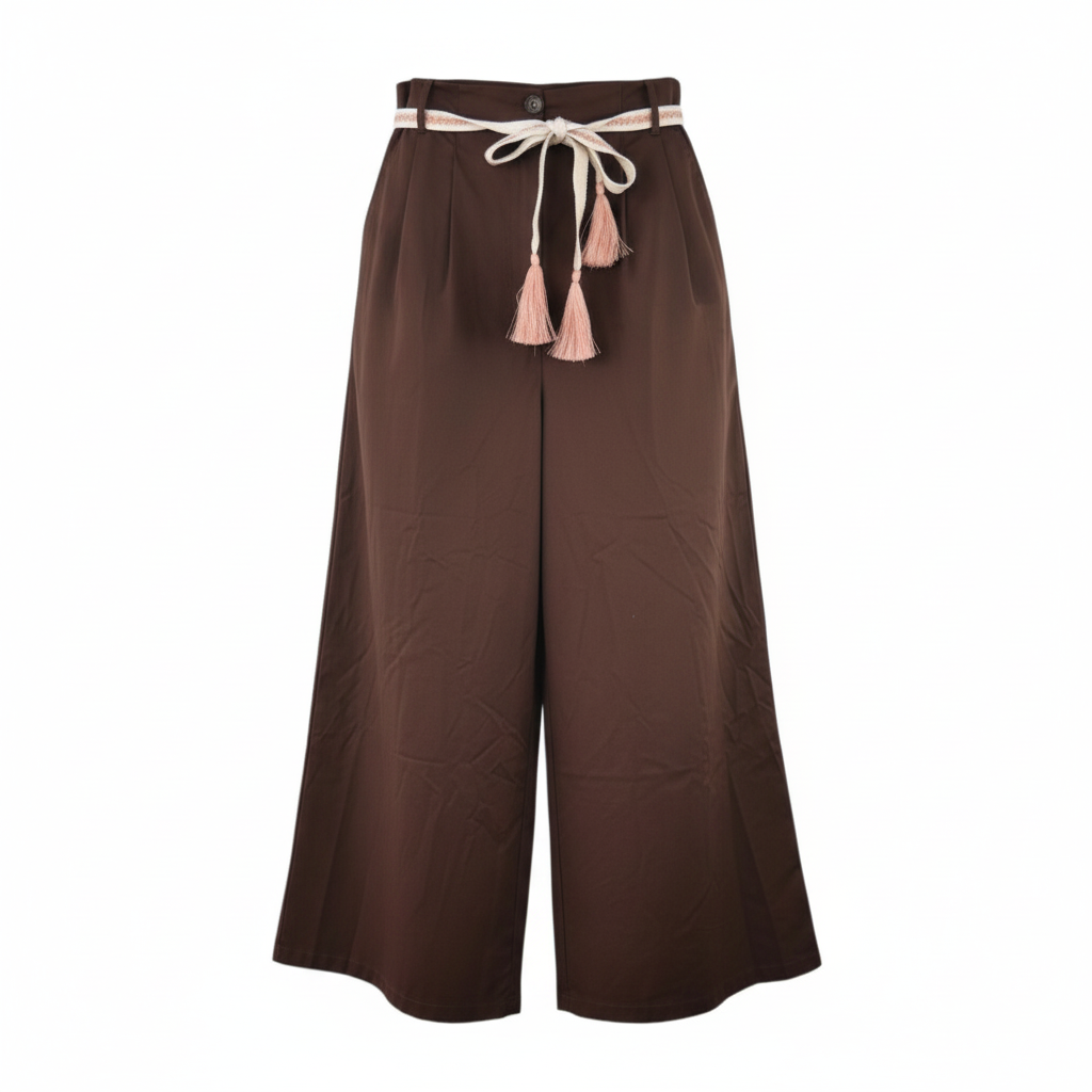 COTTON PALAZZO TROUSERS