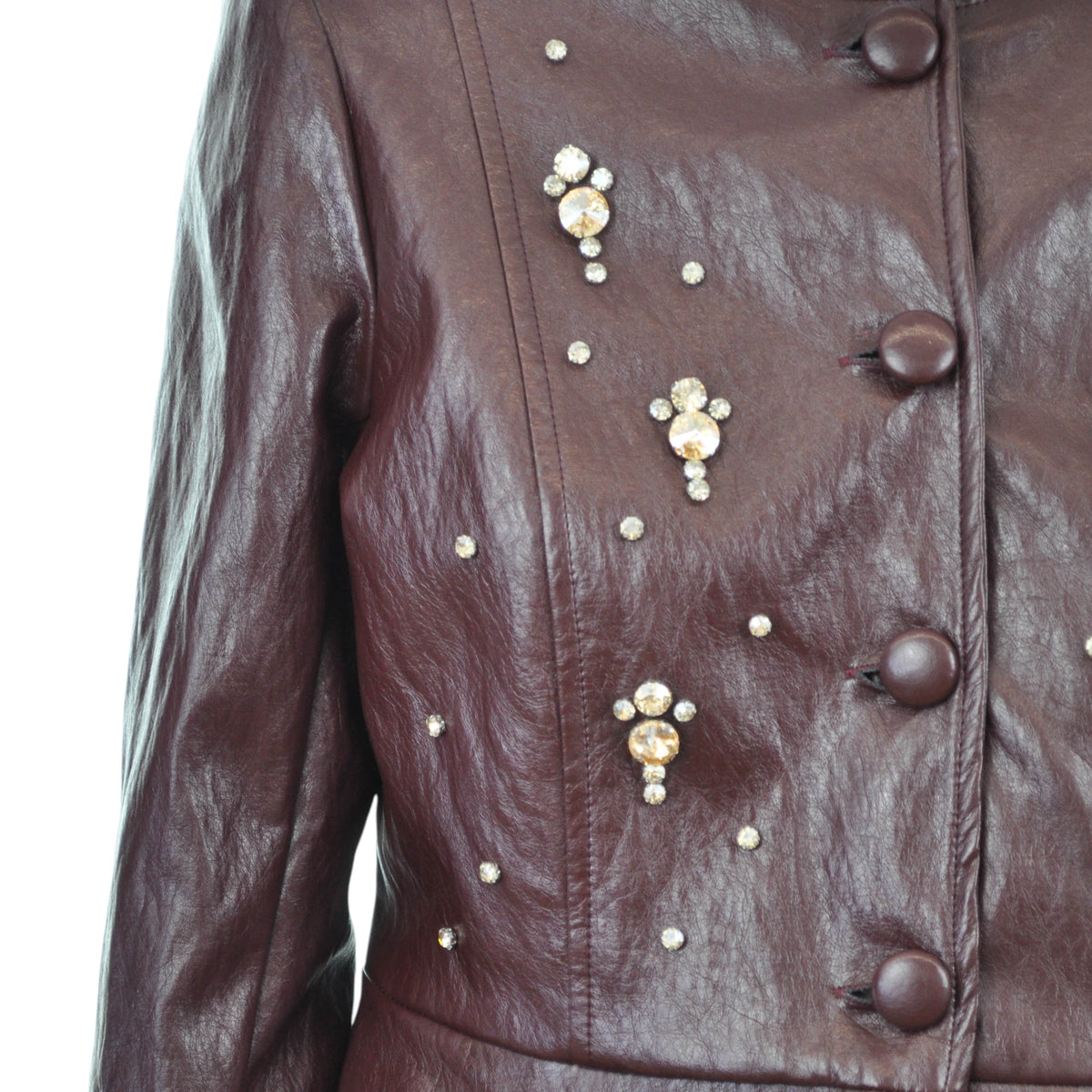 Faux leather jacket