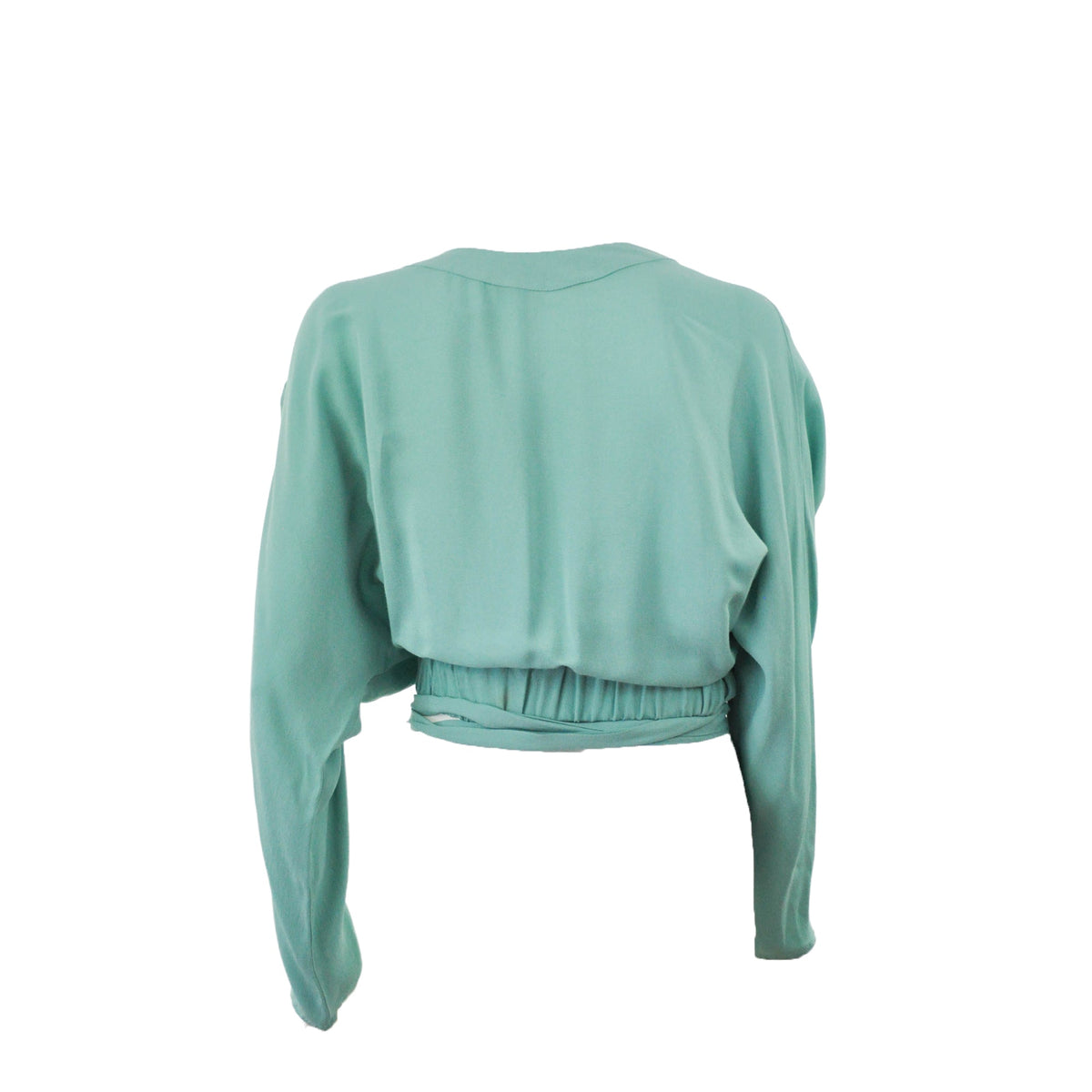 CARLA SHIRT WITH AQUA GREEN OPENING