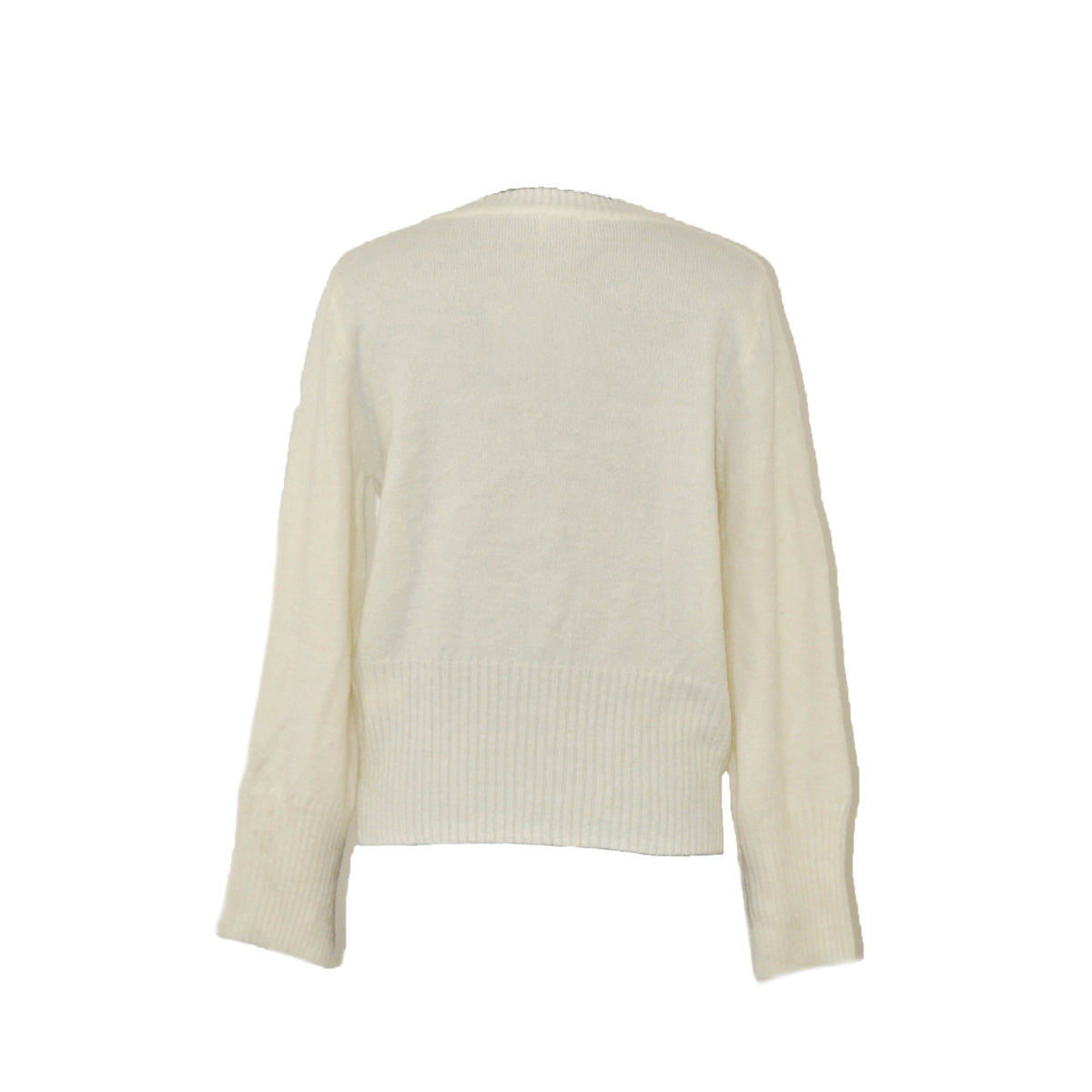 Cardigan con ricami e strass