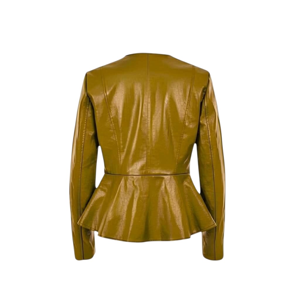 Faux leather jacket