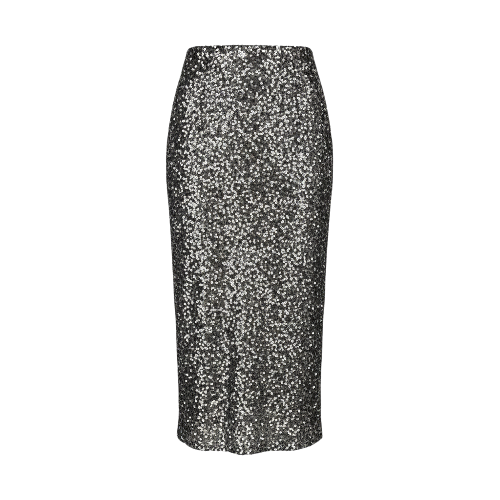 Sequin tube skirt