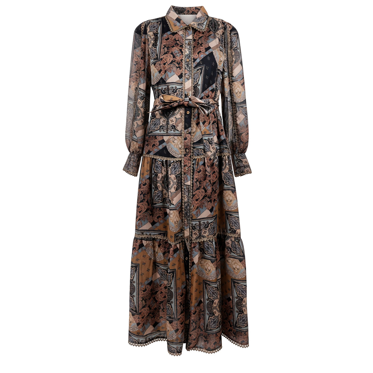 Abito lungo paisley