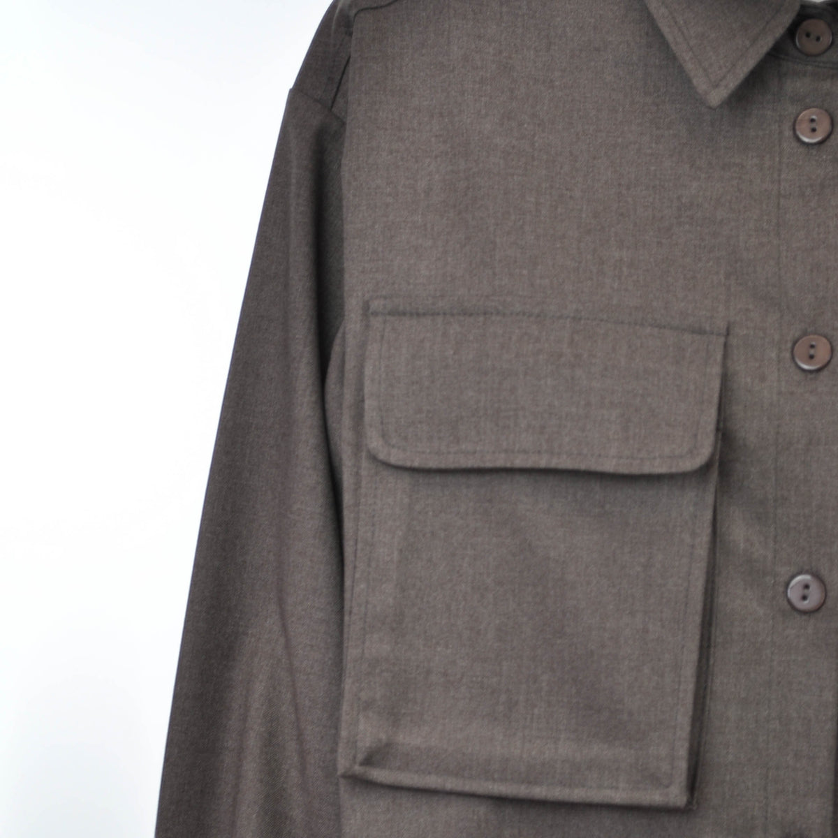 Camicia con tasche a soffietto