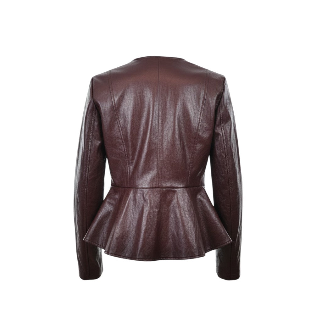 Faux leather jacket