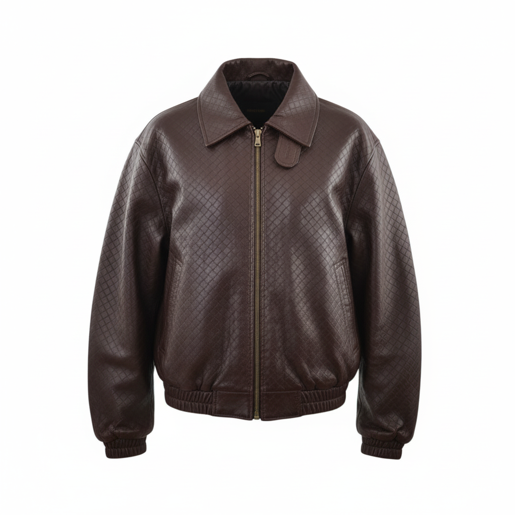 Bomber tecnico intrecciato