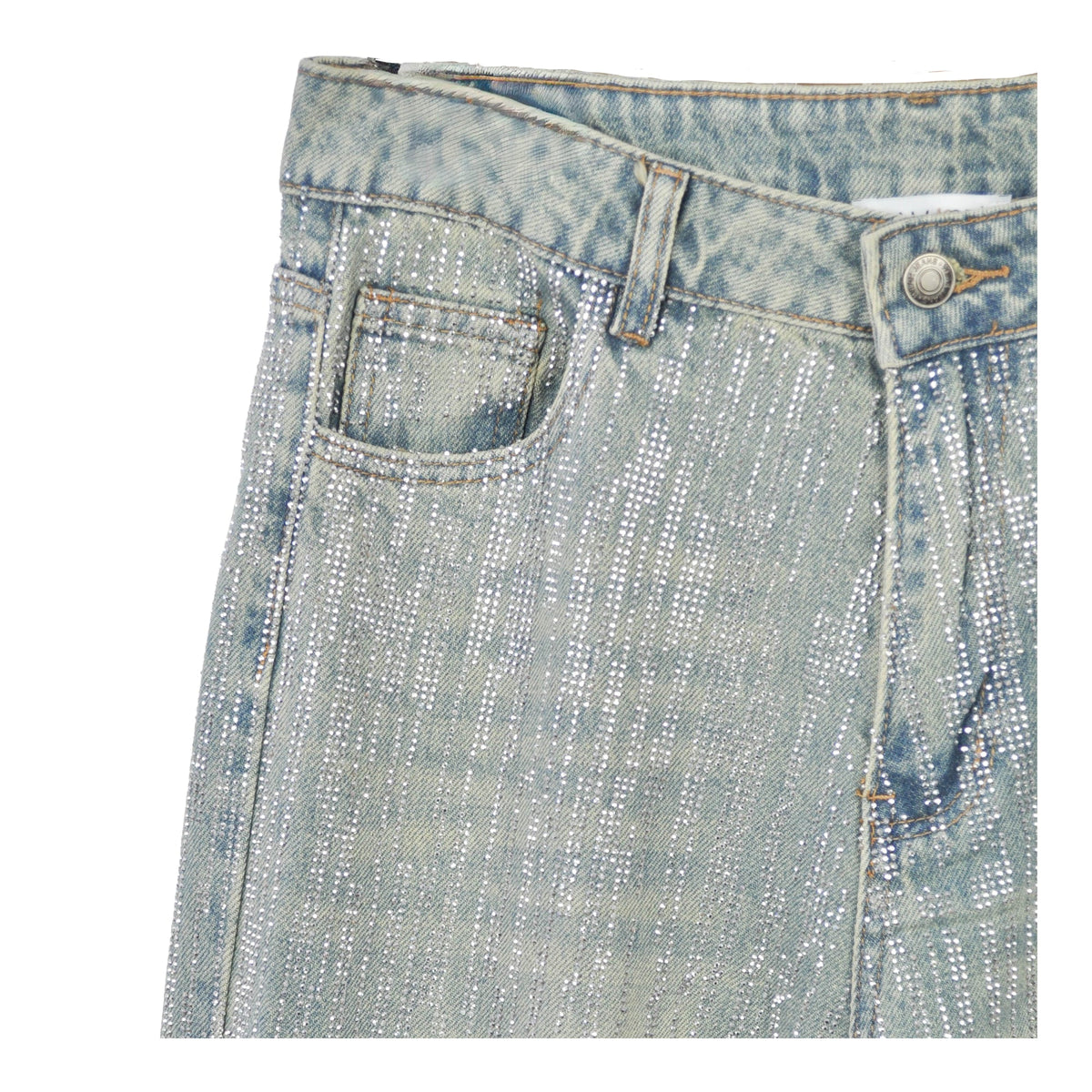 Jeans with rhinestones