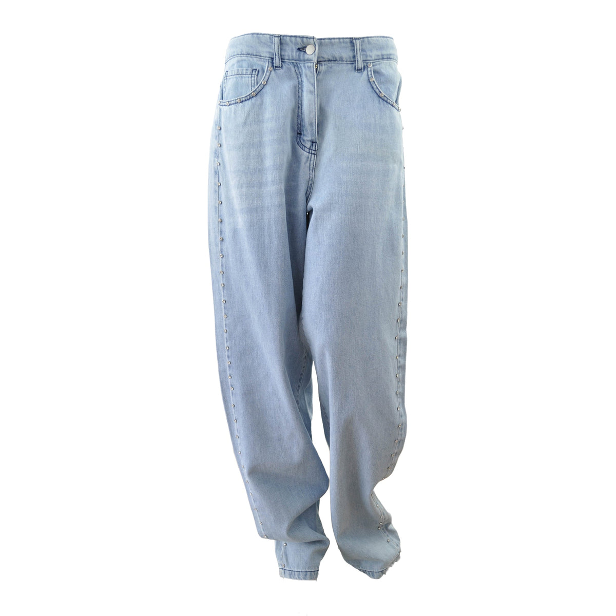 RHINESTONE PALAZZO JEANS
