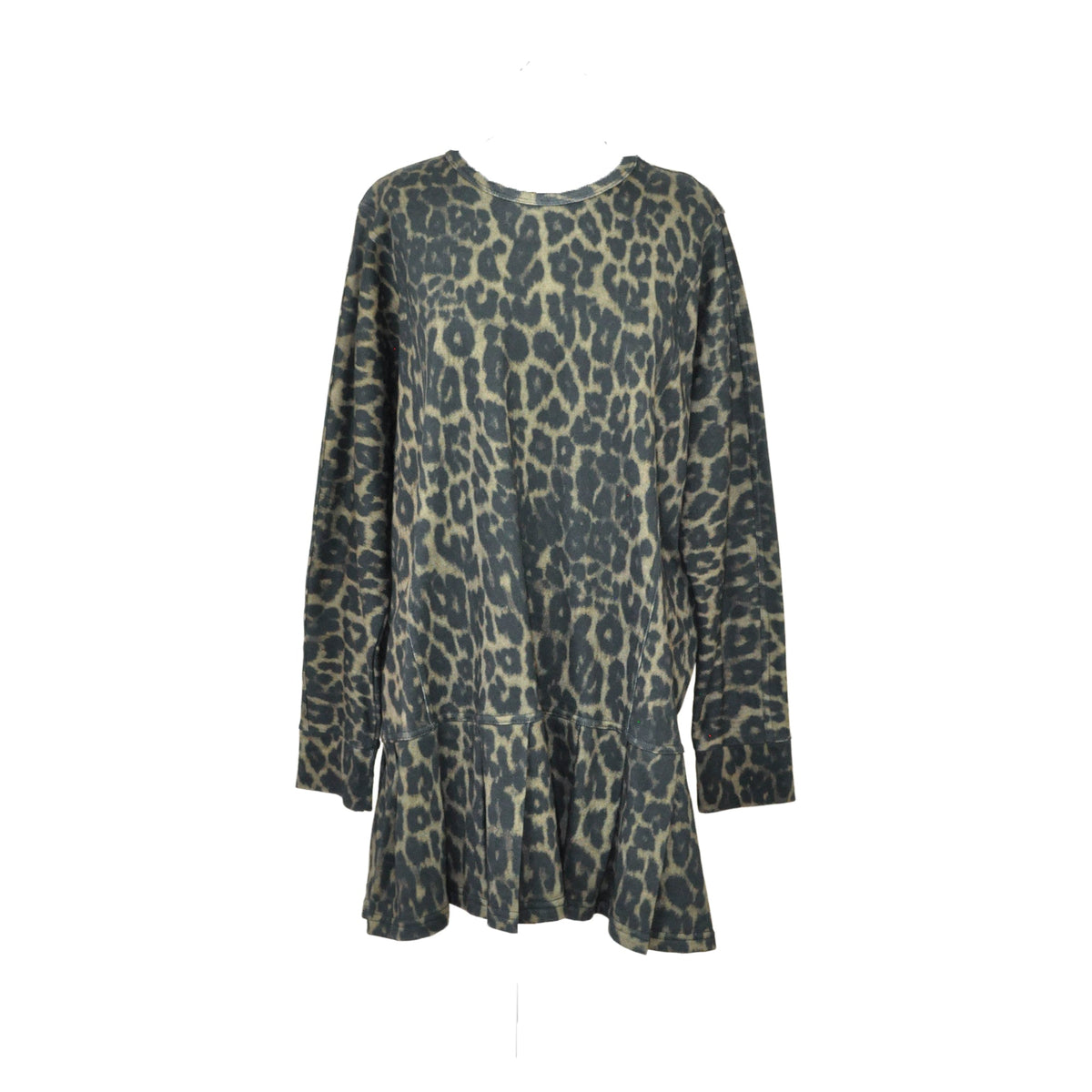 Leopard print short dress