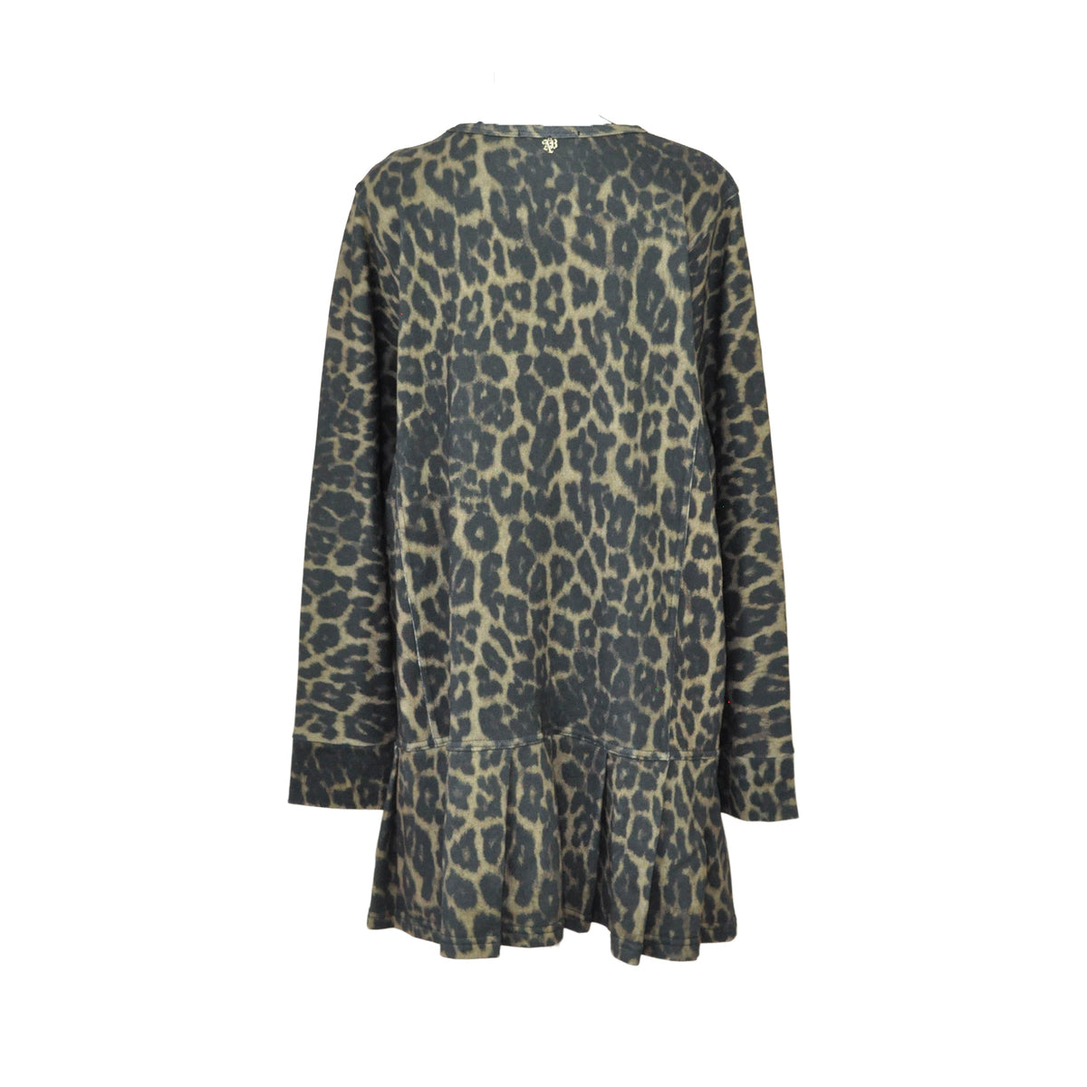 Leopard print short dress