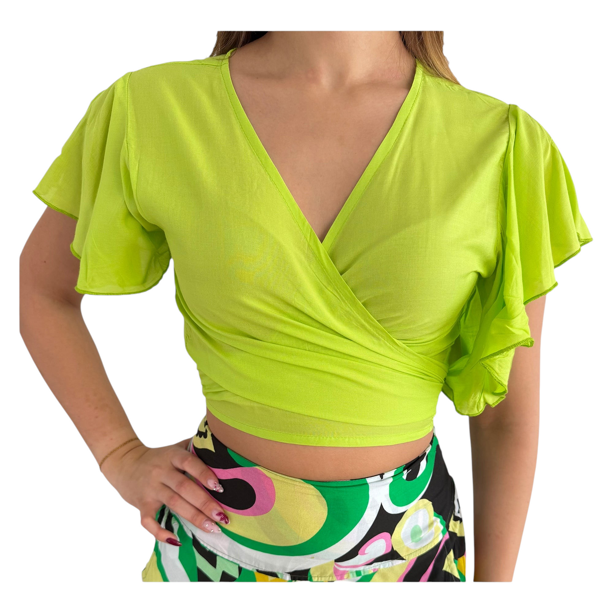 Top wrap rainbow modal